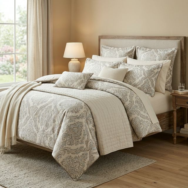 طقم مفروشات سكون الفاخر